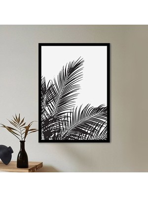 Palmiye Dalları 4 Çerçeve ve Poster - SB1083
