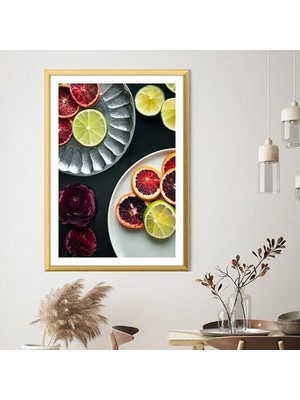 Portakal ve Limon Dilimleri 1 Çerçeve ve Poster - MT1076