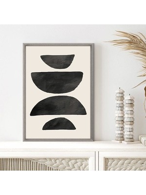 Siyah Lekeler 5 Çerçeve ve Poster - SO1050