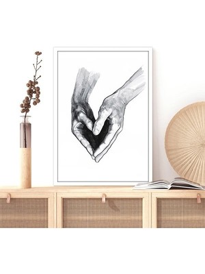 Tutuşan Eller 4 Çerçeve ve Poster - SB1106