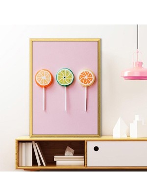 Renkli Şekerler 2 Çerçeve ve Poster - MT1088