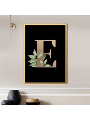 Kişiye Özel Harf 2 Çerçeve ve Poster - HRF1003