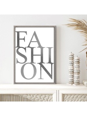 Gri Fashion 2 Çerçeve ve Poster - TP1006
