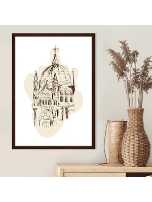 Çizgisel Roma 1 Çerçeve ve Poster - SH1002
