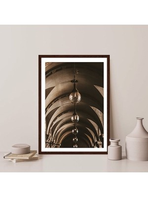 Kahverengi Lambalar 1 Çerçeve ve Poster -  M1045