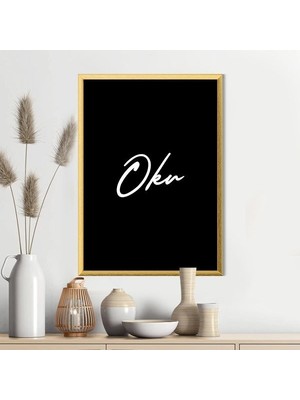 Oku 1 Çerçeve ve Poster - TP1048