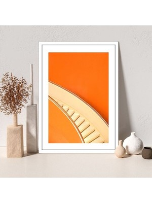 Turuncu Merdivenler 2 Çerçeve ve Poster - M1074