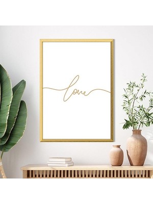 Love 3 Çerçeve ve Poster - TP1012