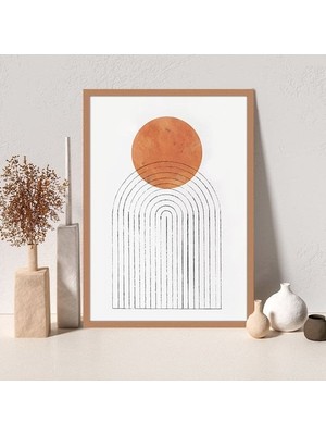Turuncu Yuvarlaklar 1 Çerçeve ve Poster - C1201