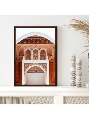 Turuncu Kapı 3 Çerçeve ve Poster -  M1056