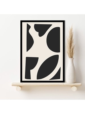 Siyah Lekeler 6 Çerçeve ve Poster - SO1051