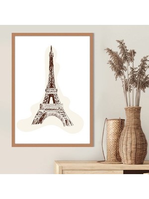 Çizgisel Paris 1 Çerçeve ve Poster - SH1001