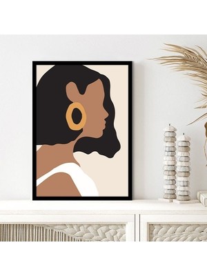 Küpeli Kadın 1 Çerçeve ve Poster  - IL1027