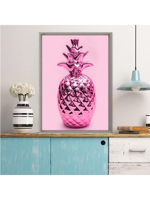 Pembe Ananas 8 Çerçeve ve Poster - MT1067