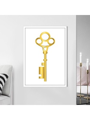 Gold Anahtar 1 Çerçeve ve Poster - MD1053