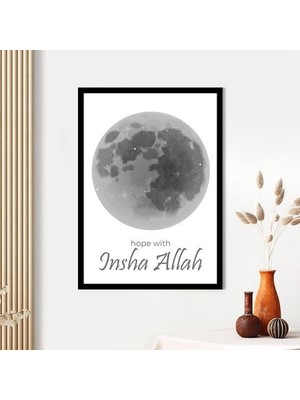 Inşallah 1 Çerçeve ve Poster - DN1014