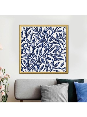Mavi Bitkiler 5 Çerçeve ve Poster - SNT1023