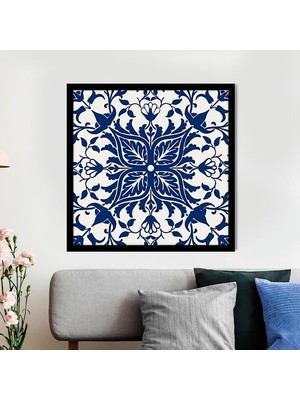 Mavi Bitkiler 8 Çerçeve ve Poster - SNT1026