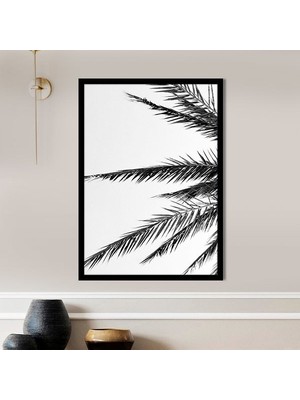 Palmiye Dalları 6 Çerçeve ve Poster - SB1085