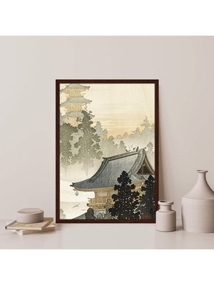 Ormanın Içindeki Evler 1 Çerçeve ve Poster - SNT1044