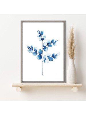 Mavi Bitki 2 Çerçeve ve Poster  - IL1034