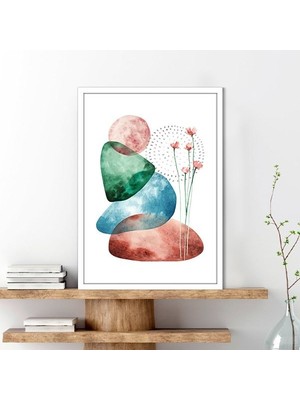 Renkli Taşlar 2 Çerçeve ve Poster  - IL1062