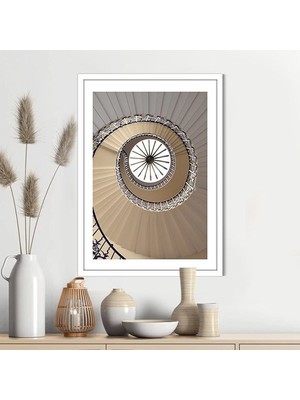 Merdiven Boşluğu 2 Çerçeve ve Poster -  M1042