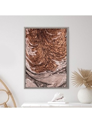 Bronz Akışkan 2 Çerçeve ve Poster - SO1060