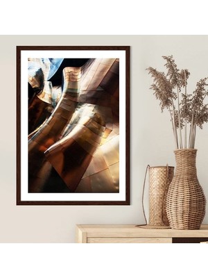 Bronz Renk Yapı 1 Çerçeve ve Poster -  M1040