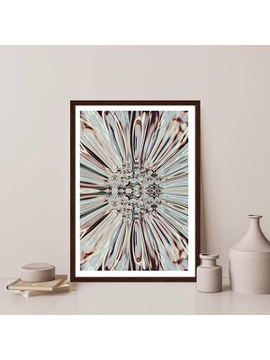 Taşlı Çiçek 1 Çerçeve ve Poster - DK1019