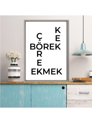 Çörek - Börek - Kek - Ekmek Çerçeve ve Poster - MT1094