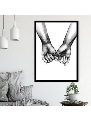 Tutuşan Eller 3 Çerçeve ve Poster - SB1072