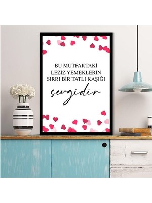 Mutfak Panosu 2 Çerçeve ve Poster - MT1096