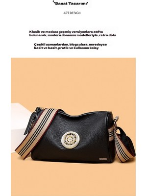 Oımg 2025 Yeni Hakiki Deri Moda Tek Omuz Crossbody Çanta Üst Katman Inek Deri Omuz Çantası (Yurt Dışından)