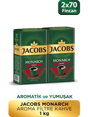 Jacobs Monarch Aroma Filtre Kahve 500 gr*2 adet