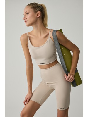 Pınky Kadın Spor Askılı Taş Rengi Büstiyer