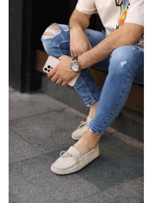 Serhat Özköroğlu Serhat Özköroğlu-Bej Süet Ayakkabı Bej