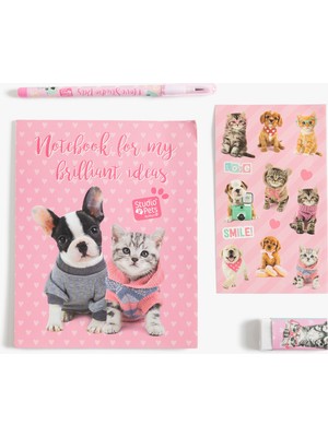 Studio Pets Lisanslı Defter ve Kalem Seti