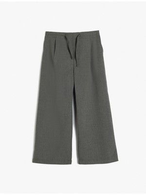 Koton Bol Paça Pantolon Cep Detaylı Beli Bağlamalı