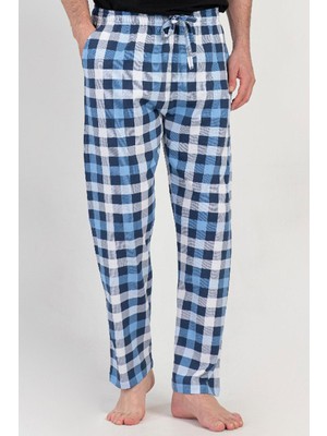 Erkek Mavi %100 Pamuk Tek Alt C9T0N5O804