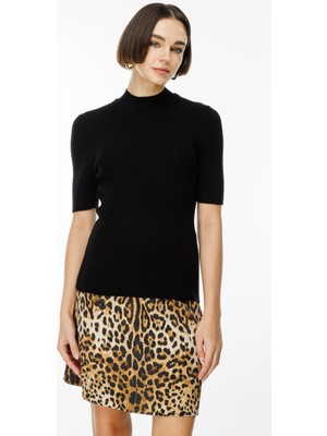 On Yarım Balıkçı Fitilli Triko Kazak