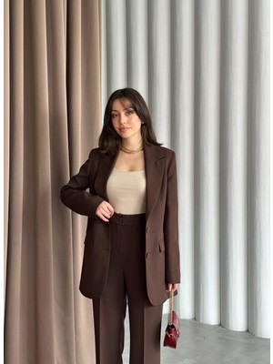 Vuntal Butik Çift Düğmeli Blazer Takımı