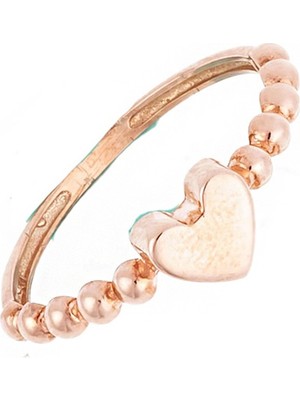 Masaliko Kalp Gümüş Yüzük SB1526