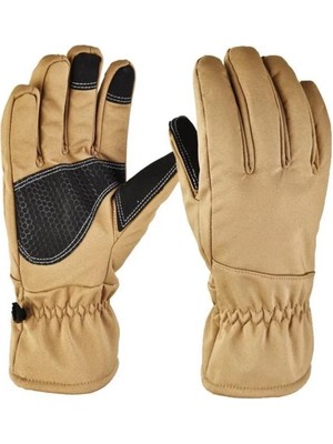 Single Sword Softshell Soğuk, Rüzgar ve Su Geçirmez Dokunmatik Eldiven, Motosiklet ve Taktik Eldiven