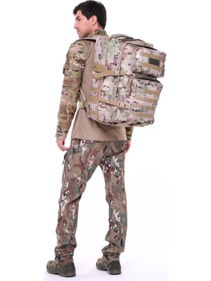 Single Sword Seyahat Dağcı Outdoor Askeri Taktik Operasyon Çantası 50 Litre