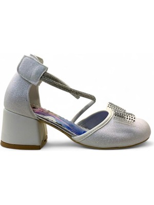 Tuğba Ortopedi 739 Kız Çocuk Frozen Topuklu Abiye Ayakkabı