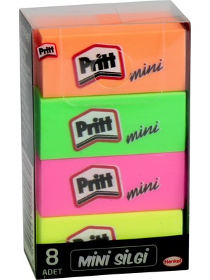 Pritt Mini Neon Silgi 8'li Paket