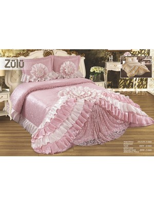 Yatak Örtüsü Takımı Çeyizlik 3 Parça Zülü
