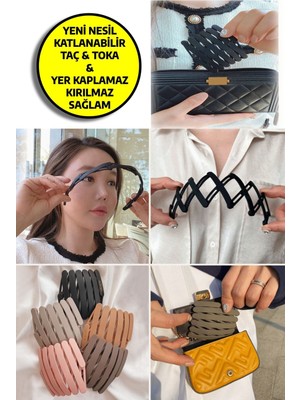 Open Toys Unisex Katlanabilir Taç Toka Siyah