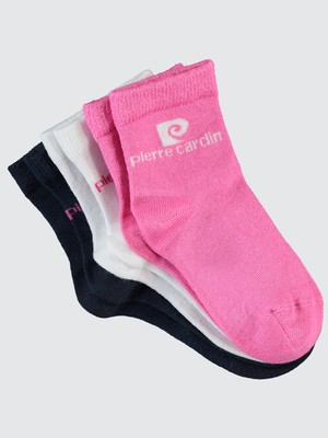 Pierre Cardin Kız Çocuk Soket Çorap 3-11 Yaş Pembe